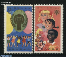 China People’s Republic 1979 International Year Of The Child 2v, Mint NH, Various - Year Of The Child 1979 - Unused Stamps