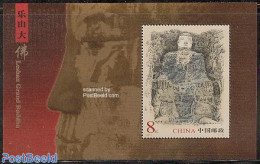 China People’s Republic 2003 Leshan Grand Buddha S/s, Mint NH, Religion - Religion - Art - Sculpture - Unused Stamps