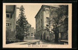 AK Meersburg Am Bodensee, Strassenpartie Mit Häusern  - Meersburg