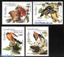 Central Africa 1985 Birds 4v, Mint NH, Nature - Birds - Owls - Centraal-Afrikaanse Republiek