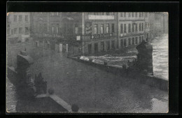 AK Nürnberg, Museumsbrücke, Hochwasser-Katastrophe 5. Feb. 1909  - Inundaciones