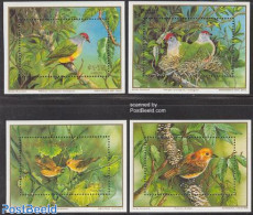 Cook Islands 1989 Birds 4 S/s, Mint NH, Nature - Birds - Andere & Zonder Classificatie