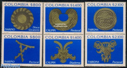 Colombia 2002 Pre Columbian Art 3x2v [:], Mint NH, History - Archaeology - Art - Art & Antique Objects - Archaeology