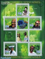 Comoros 2009 African Celebrities 6v M/s, Mint NH, Performance Art - Music - Music