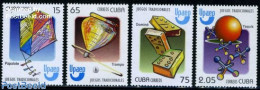 Cuba 2009 UPAEP, Childrens Games 4v, Mint NH, Sport - Various - Kiting - U.P.A.E. - Toys & Children's Games - Unused Stamps