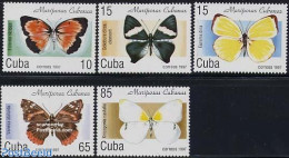 Cuba 1997 Butterflies 5v, Mint NH, Nature - Butterflies - Neufs