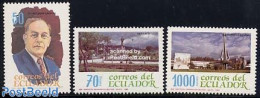 Ecuador 1989 B.C. Mora 3v, Mint NH - Equateur