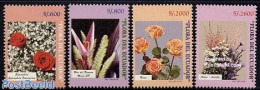 Ecuador 1998 Flower Arranging 4v, Mint NH, Nature - Flowers & Plants - Roses - Ecuador