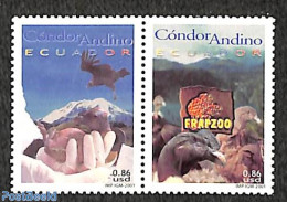 Ecuador 2001 Condor 2v [:], Mint NH, Nature - Birds - Birds Of Prey - Ecuador