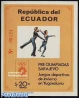 Ecuador 1984 Olympic Games S/s, Mint NH, Sport - Olympic Winter Games - Skating - Ecuador