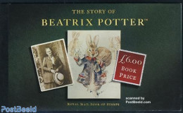 Great Britain 1993 Beatrix Potter Prestige Booklet, Mint NH, Nature - Frogs & Toads - Rabbits / Hares - Stamp Booklets.. - Altri & Non Classificati