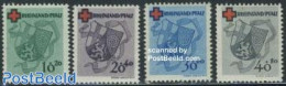 Germany, French Zone 1949 Rheinland-Pfalz, Red Cross 4v, Mint NH, Health - Red Cross - Rotes Kreuz