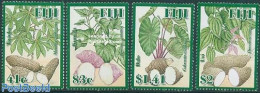 Fiji 2005 Plants 4v, Mint NH, Nature - Flowers & Plants - Fruit - Fruits