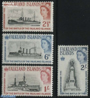 Falkland Islands 1964 Definitives 4v, Unused (hinged), Transport - Ships And Boats - Schiffe