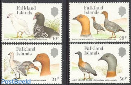 Falkland Islands 1988 Gooses 4v, Mint NH, Nature - Birds - Ducks - Andere & Zonder Classificatie
