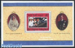 Falkland Islands 1997 Golden Wedding S/s, Mint NH, History - Kings & Queens (Royalty) - Royalties, Royals