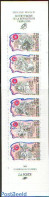France 1989 Revolution Personalities 6v In Booklet, Mint NH, History - Nature - History - Horses - Stamp Booklets - Ongebruikt