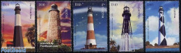 Gambia 2004 Lighthouses 5v, Mint NH, Various - Lighthouses & Safety At Sea - Vuurtorens