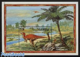 Gambia 1995 Bactrosaurus S/s, Mint NH, Nature - Prehistoric Animals - Prehistorics