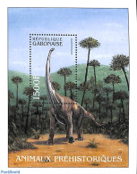 Gabon 2000 Argentinosaurus S/s, Mint NH, Nature - Prehistoric Animals - Unused Stamps