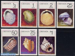 Grenada 1975 Shells 7v, Mint NH, Nature - Shells & Crustaceans - Meereswelt