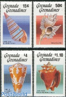 Grenada Grenadines 1986 Shells 4v, Mint NH, Nature - Shells & Crustaceans - Marine Life