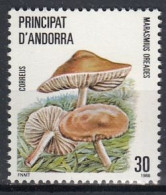 SPANISH ANDORRA 187,unused - Champignons