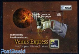 Grenada Grenadines 2006 Venus Express S/s, Mint NH, Transport - Space Exploration - Grenade (1974-...)