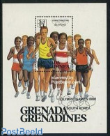 Grenada Grenadines 1986 Olympic Games S/s, Mint NH, Sport - Athletics - Olympic Games - Athlétisme