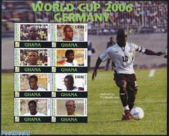 Ghana 2006 World Cup Football Germany 8v M/s, Mint NH, Sport - Football - Andere & Zonder Classificatie