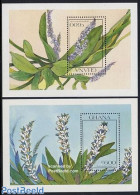 Ghana 1990 Orchids 2 S/s, Mint NH, Nature - Flowers & Plants - Orchids - Sonstige & Ohne Zuordnung