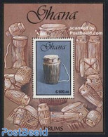 Ghana 1991 Drums S/s, Mint NH, Performance Art - Music - Musical Instruments - Musik