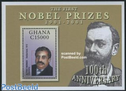 Ghana 2001 Nobel Prize S/s, Alfred Werner S/s, Mint NH, History - Science - Nobel Prize Winners - Chemistry & Chemists - Premio Nobel