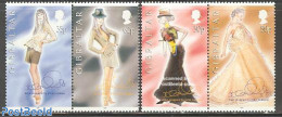 Gibraltar 1997 J. Galliano 4v, Mint NH, Art - Fashion - Hobby & Collectables Store - Collector Cadeau Shop - Fashion - Costumes