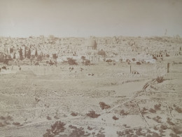 ISRAEL JERUSALEM PHOTO BONFILS ?  28 X 22 Cm & 29.5 X 25.7 Cm - Places
