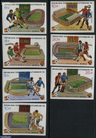 Guinea, Republic 1982 World Cup Football 7v Imperforated, Mint NH, Sport - Andere & Zonder Classificatie