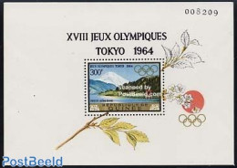 Guinea, Republic 1964 Olympic Games S/s, Mint NH, Nature - Sport - Flowers & Plants - Olympic Games - Autres & Non Classés