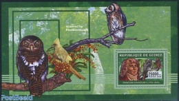 Guinea, Republic 2006 J.J. Audubon S/s, Mint NH, Nature - Birds - Birds Of Prey - Owls - Altri & Non Classificati