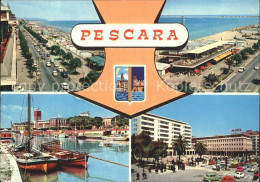 72340939 Pescara Strand Promenade Hafen Strassenpartie Pescara - Sonstige & Ohne Zuordnung
