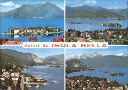 72340938 Isola Bella Lago Maggiore Gesamtansichten Mit Alpenpanorama Isola Bella - Other & Unclassified