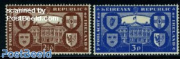 Ireland 1949 Republic Of Ireland 2v, Mint NH, History - Coat Of Arms - Neufs