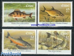 Ireland 2001 Fish 4v (2v+[:]), Mint NH, Nature - Fish - Nuevos
