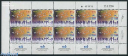 Israel 2008 National Census M/s, Mint NH, Science - Statistics - Unused Stamps (with Tabs)