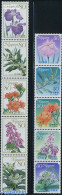 Japan 2010 Flowers 10v (2x[::::]), Mint NH, Nature - Flowers & Plants - Ungebraucht