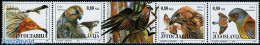 Yugoslavia 1994 Birds Of Prey 4v+tab [::T::], Mint NH, Nature - Birds - Birds Of Prey - Unused Stamps