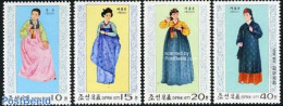 Korea, North 1977 Costumes 4v, Mint NH, Various - Costumes - Costumi