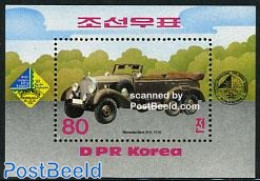 Korea, North 1985 Singelfingen, Mercedes S/s, Mint NH, Transport - Automobiles - Auto's