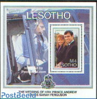 Lesotho 1986 Andrew & Sarah Wedding S/s, Mint NH, History - Kings & Queens (Royalty) - Königshäuser, Adel