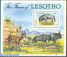 Lesotho 1987 Animals S/s, Mint NH, Nature - Animals (others & Mixed) - Lesotho (1966-...)