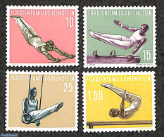 Liechtenstein 1957 Sports 4v, Unused (hinged), Sport - Gymnastics - Sport (other And Mixed) - Nuovi
